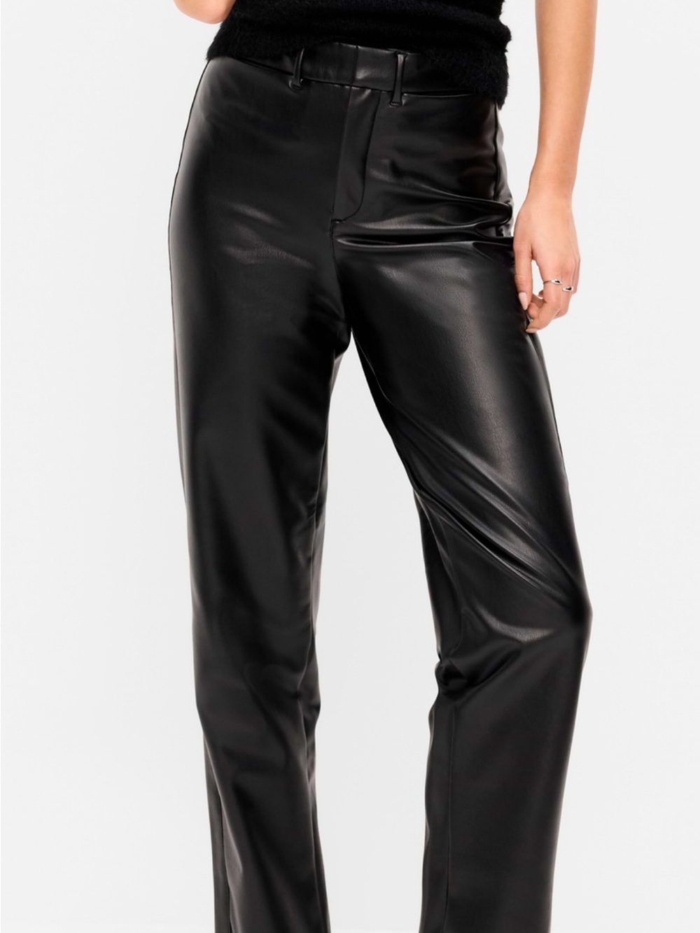 Old Navy Black pixie Faux Leather Pants